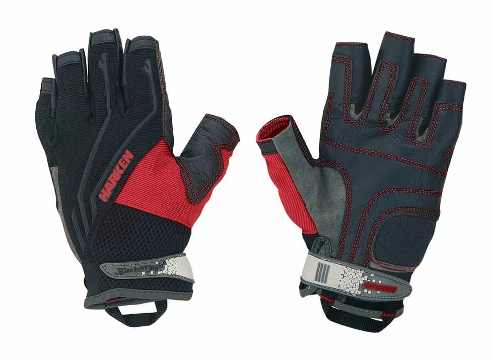 Harken Reflex 3/4 Finger Gloves - Red