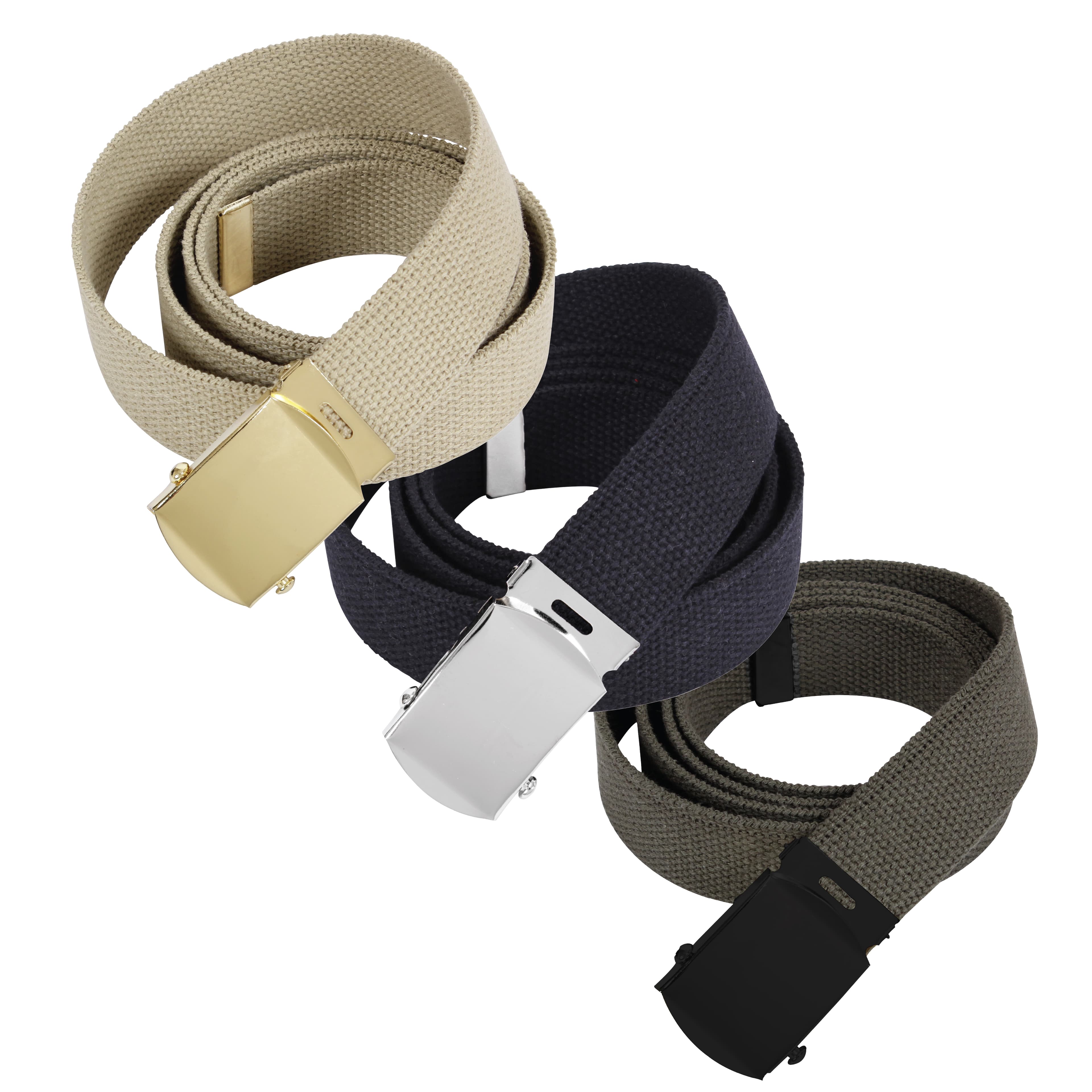 Military Web Belt 3-Pack